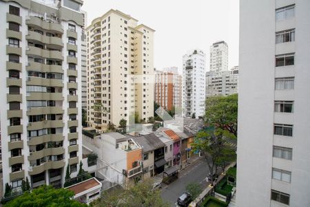 Vista da da Varanda Sala de Estar e Jantar de apartamento para alugar com 4 quartos, 257m² em Jardim Paulista, São Paulo