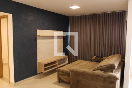 Sala de apartamento para alugar com 2 quartos, 56m² em São Francisco, Goiânia