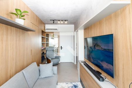 Sala de apartamento para alugar com 1 quarto, 38m² em Brooklin Paulista, São Paulo