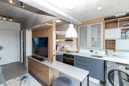 Sala de apartamento para alugar com 1 quarto, 38m² em Brooklin Paulista, São Paulo