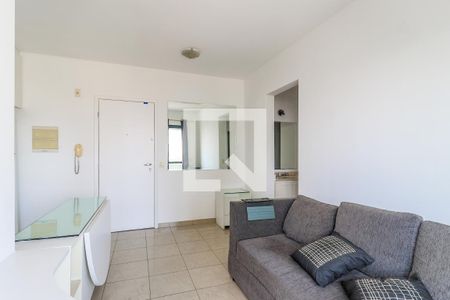 Sala de apartamento à venda com 1 quarto, 40m² em Cidade Monções, São Paulo