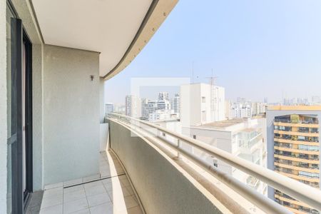 Varanda da Sala de apartamento à venda com 1 quarto, 40m² em Cidade Monções, São Paulo