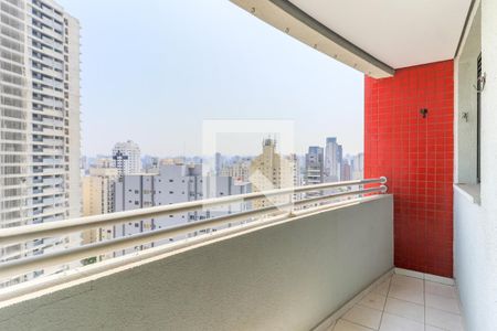 Varanda da Sala de apartamento à venda com 1 quarto, 40m² em Cidade Monções, São Paulo