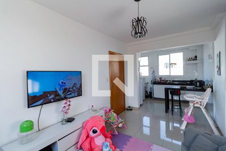 Sala de apartamento à venda com 2 quartos, 50m² em Castelo, Belo Horizonte