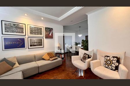 sala  de apartamento à venda com 3 quartos, 110m² em Sion, Belo Horizonte