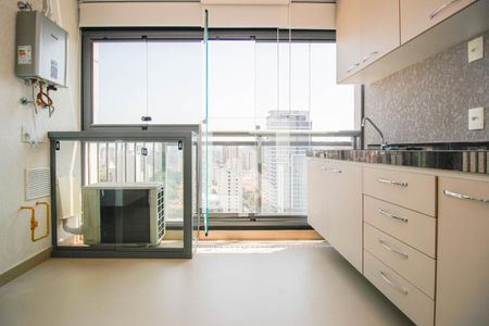 Varanda da Sala de kitnet/studio para alugar com 1 quarto, 30m² em Pinheiros, São Paulo