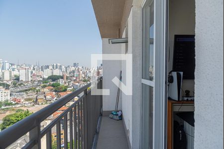 Varanda da Sala/Quarto de kitnet/studio à venda com 1 quarto, 18m² em Bela Vista, São Paulo