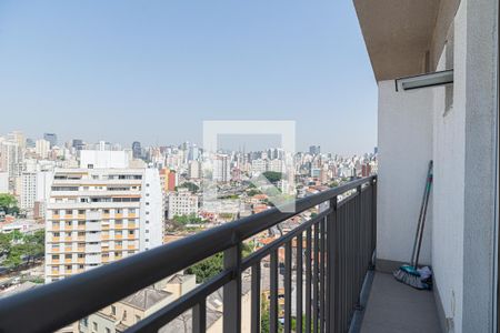 Varanda da Sala/Quarto de kitnet/studio à venda com 1 quarto, 18m² em Bela Vista, São Paulo