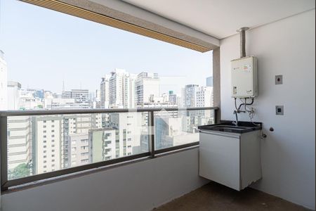 Varanda da Sala/Quarto de kitnet/studio à venda com 1 quarto, 54m² em Bela Vista, São Paulo