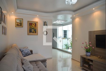 Sala de casa à venda com 3 quartos, 219m² em Vila Linda, Santo André