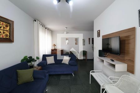 Sala de apartamento para alugar com 4 quartos, 106m² em Vila Julia, Guarujá