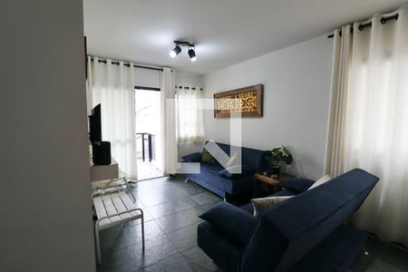 Sala de apartamento para alugar com 4 quartos, 106m² em Vila Julia, Guarujá