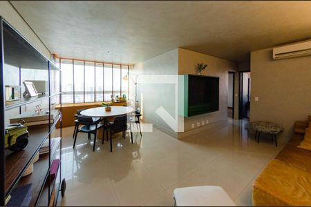 Sala de apartamento à venda com 3 quartos, 88m² em Gutierrez, Belo Horizonte