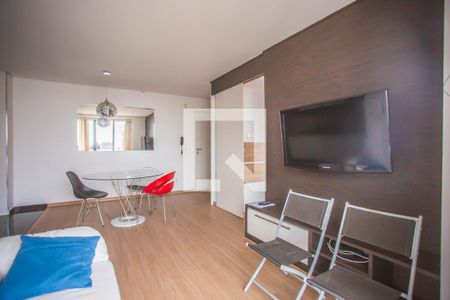 Sala de Estar de apartamento para alugar com 1 quarto, 47m² em Vila Clementino, São Paulo