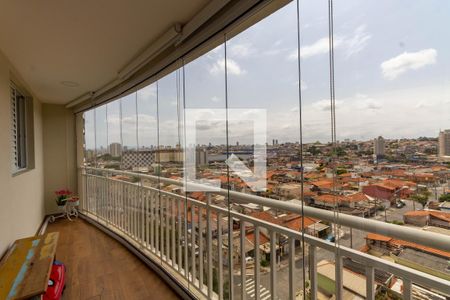 Varanda Sala de apartamento à venda com 3 quartos, 84m² em Parque Maria Luiza, São Paulo