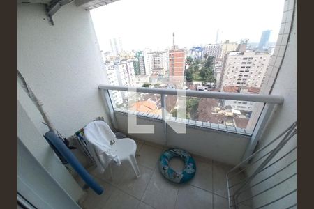 Varanda da Sala de apartamento para alugar com 2 quartos, 72m² em Centro, São Vicente