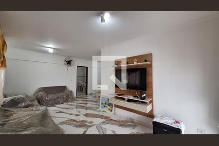 Sala de estar de apartamento para alugar com 3 quartos, 120m² em Guilhermina, Praia Grande