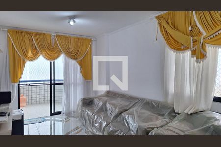 Sala de estar de apartamento para alugar com 3 quartos, 120m² em Guilhermina, Praia Grande