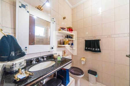 Banheiro de apartamento à venda com 3 quartos, 98m² em Vila Assunção, Santo André