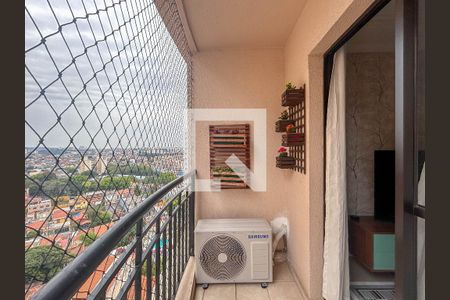 Varanda da Sala de apartamento para alugar com 3 quartos, 80m² em Vila Primavera, São Paulo