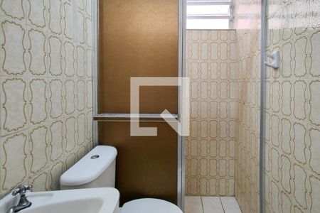 Banheiro de kitnet/studio para alugar com 1 quarto, 22m² em Cidade Ocian, Praia Grande