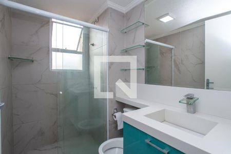 Banheiro de apartamento para alugar com 2 quartos, 45m² em Jardim Carvalho, Guarulhos