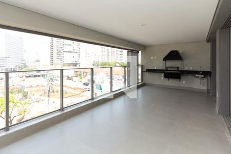 Varanda Sala de apartamento à venda com 3 quartos, 159m² em Vila Olímpia, São Paulo