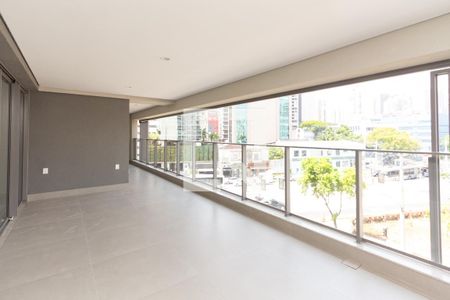 Varanda Sala de apartamento à venda com 3 quartos, 159m² em Vila Olímpia, São Paulo