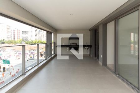 Varanda Sala de apartamento à venda com 3 quartos, 159m² em Vila Olímpia, São Paulo