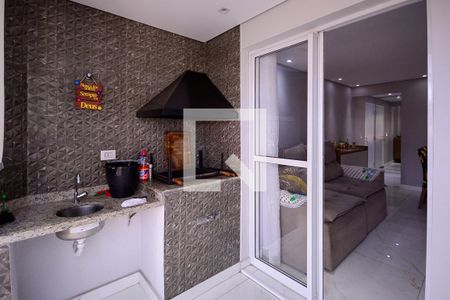 Sala - Varanda  de apartamento à venda com 3 quartos, 69m² em Vila Caraguata, São Paulo