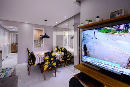 Sala  de apartamento à venda com 3 quartos, 69m² em Vila Caraguata, São Paulo