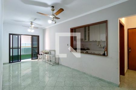 Sala de apartamento para alugar com 2 quartos, 78m² em Canto do Forte, Praia Grande