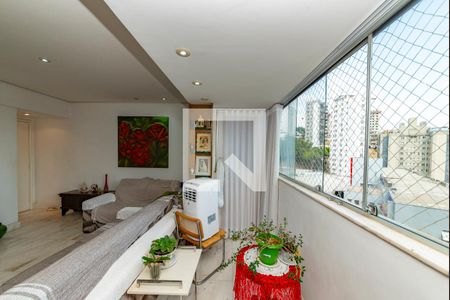 Varanda da Sala de apartamento para alugar com 3 quartos, 96m² em Gutierrez, Belo Horizonte