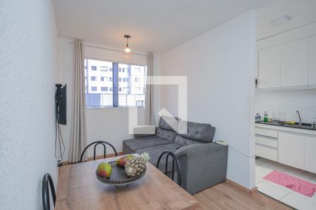 Sala de apartamento à venda com 1 quarto, 44m² em Usina Piratininga, São Paulo