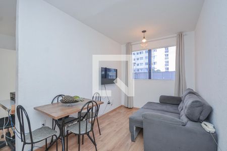 Sala de apartamento à venda com 1 quarto, 44m² em Usina Piratininga, São Paulo