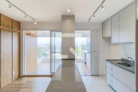 Sala de apartamento para alugar com 2 quartos, 59m² em Santo Amaro, São Paulo