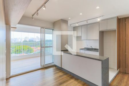 Sala de apartamento para alugar com 2 quartos, 59m² em Santo Amaro, São Paulo