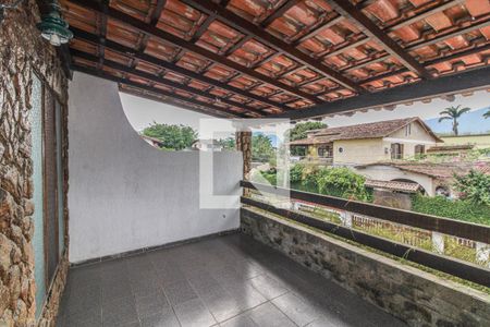 Varanda de casa de condomínio para alugar com 3 quartos, 360m² em Vargem Pequena, Rio de Janeiro