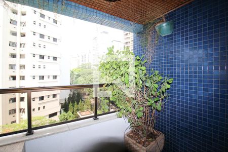 Varanda  de apartamento à venda com 1 quarto, 45m² em Vila Nova Conceição, São Paulo