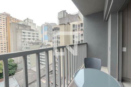 Sacada de kitnet/studio para alugar com 1 quarto, 23m² em Consolação, São Paulo