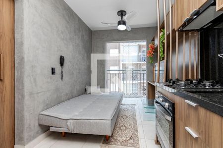 Sala de apartamento para alugar com 1 quarto, 29m² em Jardim Caravelas, São Paulo