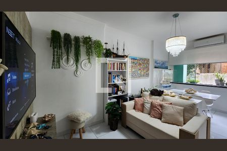 Sala de apartamento para alugar com 1 quarto, 60m² em José Menino, Santos