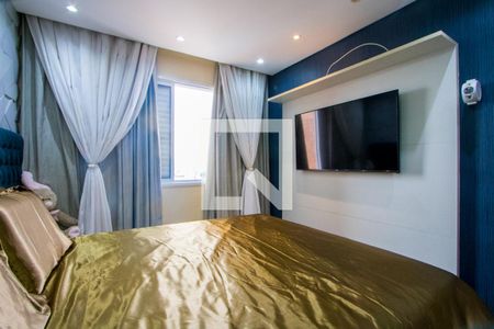 Quarto 1 - Suíte de apartamento à venda com 2 quartos, 77m² em Vila Valparaíso, Santo André