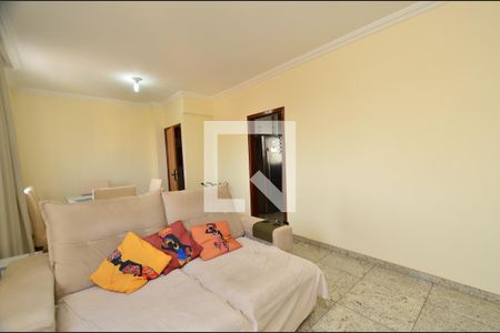 Sala 2 ambientes de apartamento à venda com 3 quartos, 87m² em União, Belo Horizonte