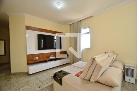 Sala 2 ambientes de apartamento à venda com 3 quartos, 87m² em União, Belo Horizonte