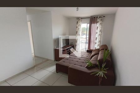 Sala de apartamento para alugar com 2 quartos, 54m² em Jardim Tatiana, Votorantim