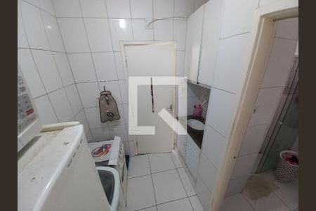 Cozinha de apartamento para alugar com 1 quarto, 20m² em Centro, São Vicente