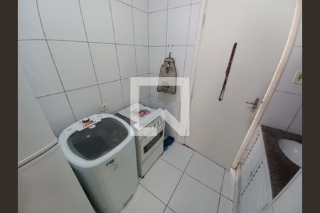 Cozinha de apartamento para alugar com 1 quarto, 20m² em Centro, São Vicente