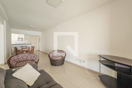 Sala de apartamento para alugar com 3 quartos, 117m² em Jardim Asturias, Guarujá