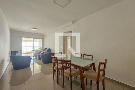 Sala de apartamento para alugar com 3 quartos, 117m² em Jardim Asturias, Guarujá